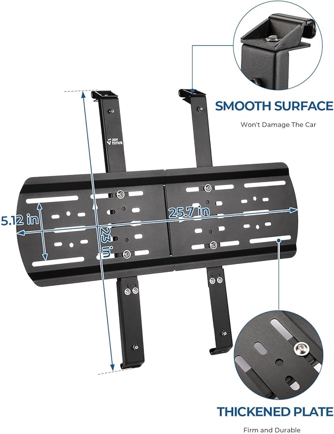 JOYTUTUS Rear Window Storage Molle Panel Kit Compatible with Wrangler JL 2018-2026(Hard Top Only), Wrangler Cargo Bracket for Recovery Traction Boards Gas Can Shovel Mount 1Pc