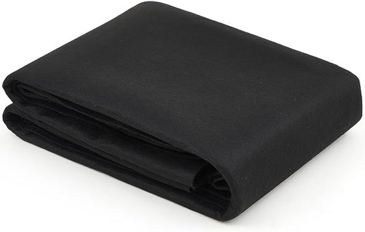 Nuanchu 118 x 118 Inch Black Underfelt Carpet for Speaker Sub Box, RV, Boat, Marine, Auto, Truck, Car Trunk, Door Liner, Desk