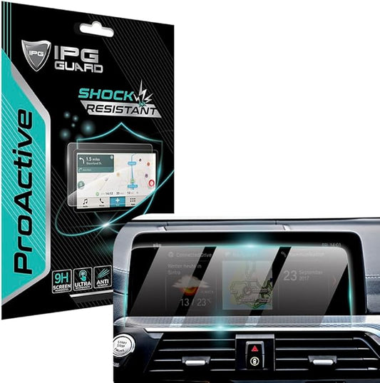 IPG ProActive for BMW 2018-2021 X3 (GO1) X3S - DRIVE30i - X3SDRIVE - 30i 30iM - M40İ 10.25 Inch Navigation Display 9H Hardness Screen Protector Smooth Glass Touch Ultra Responsive High Clarity Anti