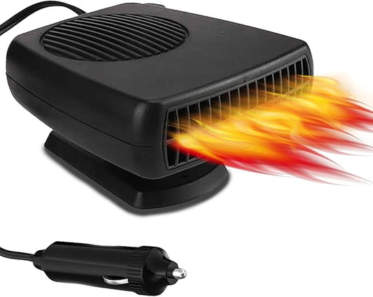 Car Heater - 12V 200W Portable Auto Heaters Defroster Windshield Defogger Automobile Windscreen Heater for Cars with Fast Heating & Cooling Window Defrosters with Ergonomic Handheld Design