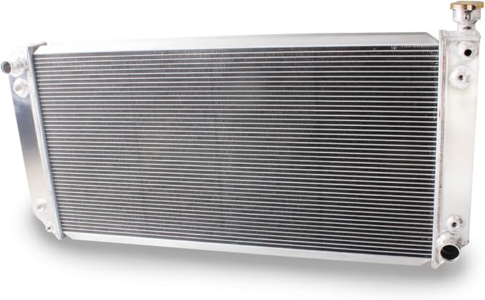 3 Rows Core Performance High Flow Full Aluminum Racing Cooling Radiator for 1995 1996 1997 1998 1999 2000 Chevy Tahoe ，1988-2000 Chevy G M C C/K 1500 2500 3500 5.7-7.4L V8 Radiator