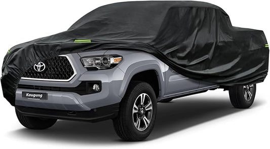 Waterproof Truck Cover Fit Toyota Tacoma from 2016 to 2025 (Access Cab/Double), 7 Layers Outdoor Heavyduty Full Pickup Cover All Weather,Outdoor Sun UV Rain Dust Protection.