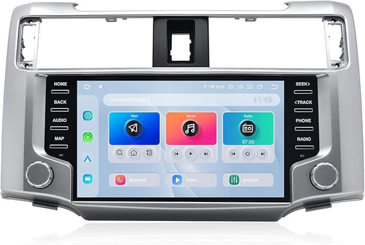 Dasaita Head Unit for Toyota 4Runner 2010-2023 with Wireless Carplay & Android Auto, Android 13, 8+256GB Radio, Plug & Play Stereo, 9" QLED Touchscreen, Voice Control, Car in-Dash Navigation GPS Units