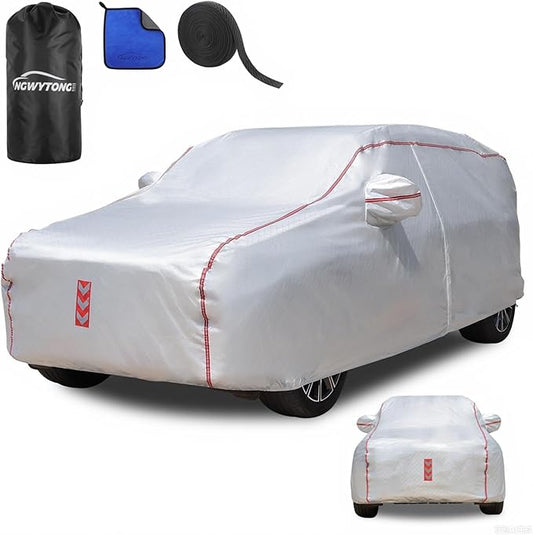 SUV Car Cover, 30 S Quick Install Underbody Wrap-Around Mount Car Cover Waterproof All Weather, for SUV 191-200 in Car Covers