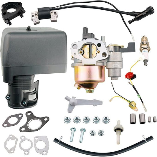 JJing Carburetor Air Filter Housing Kit for Honda GX340 GX390 GX420 11HP 13HP 16HP Engine Harbor Freight Predator 420cc Engine and More