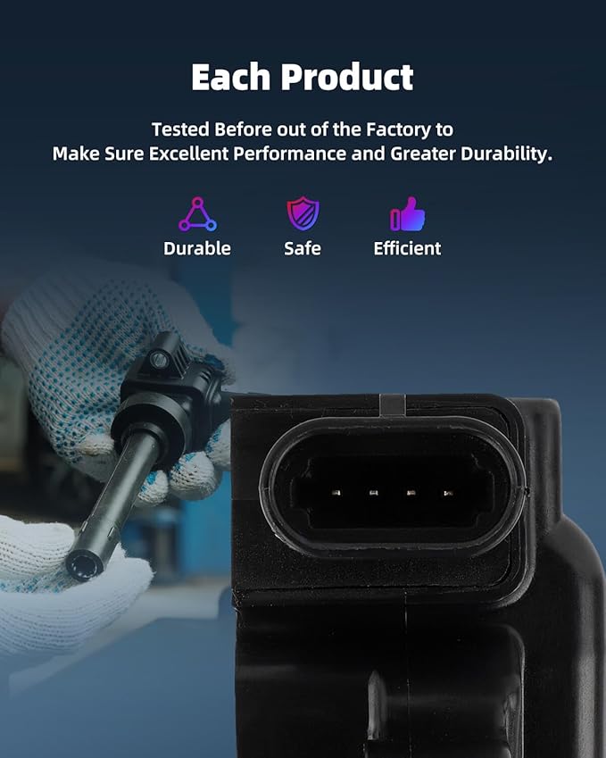 ECCPP 8 ignition coils with 8 iridium Spark Plugs,UF743,coils packs,for Chevrolet,for Silverado,Tahoe,Camaro,Suburban,Corvette &,for GMC Sierra,Yukon & Cadillac Escalade,CTS,UF743,C1820