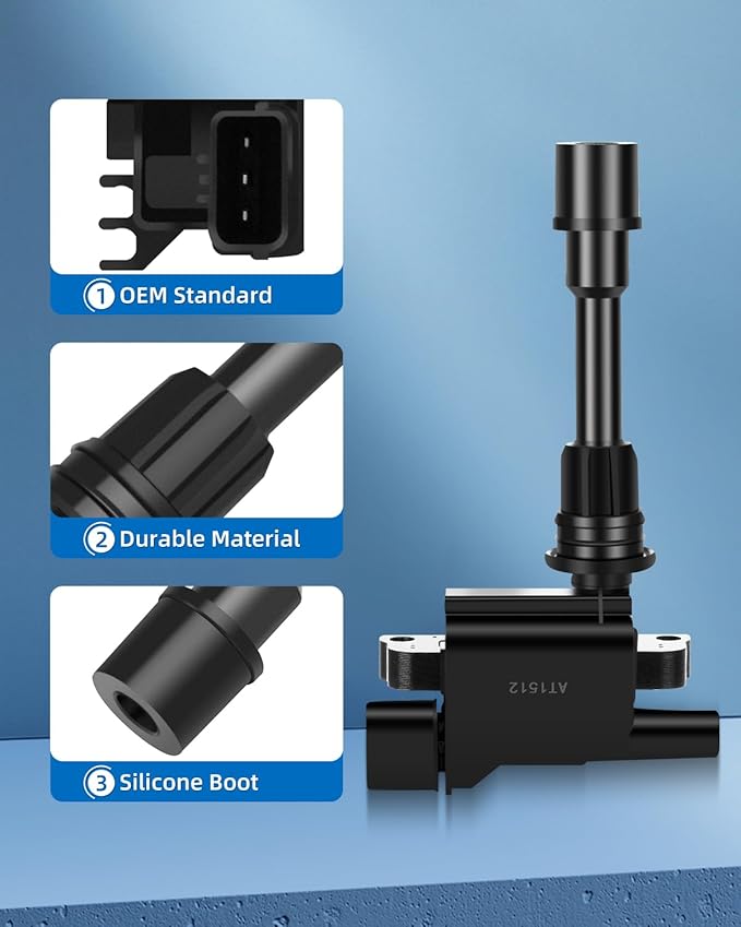 ECCPP Portable Spare Car Ignition Coils Compatible with Mazda Protege Mazda Protege 5 2001-2003 Replacement for UF407 5C1208 for Travel, Transportation and Repair (Pack of 2)