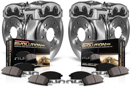 Power Stop KCOE2010A Autospecialty OE Replacement Brake Kit with Calipers For Chevy Silverado 1500 Sierra 1500 Yukon XL 1500