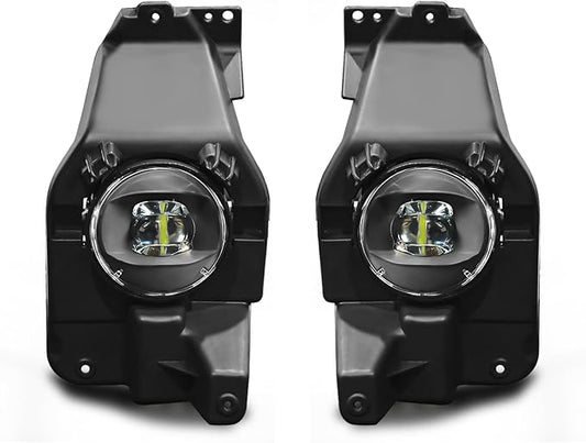 LED Fog Lights Assembly Compatible with 2013 2014 2015 Ford Explorer, Front Driving Fog Lamps Clear Lens Replacement Kit, DOT Certified - 1 Pair