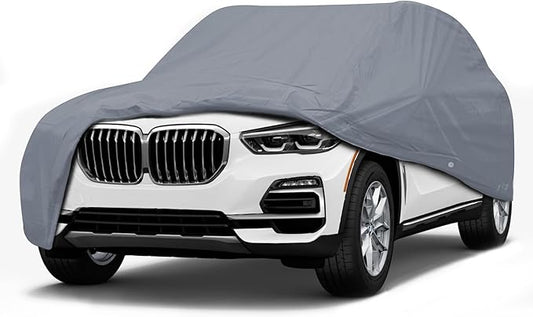Supreme Full Car Cover - Semi Custom Fit for BMW X5 2007-2013 SUV 4-Door | All-Weather Protection: Waterproof, Dustproof, Windproof, UV-Resistant