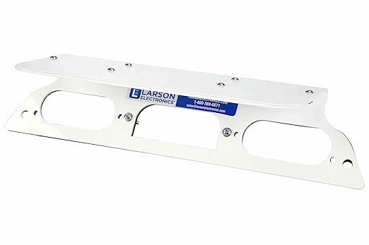 Magnetic Antenna Mounting Plate - 2022 Ford Superduty F350 Aluminum Trucks - Compatible - No-Drilling Required - No Cam - Black