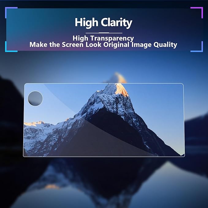 SXCY for 2024 2025 Acura ZDX Screen Protector 11.3 Inch for 2024 2025 Acura ZDX Accessories Navigation Display Touch Screen Protector[2PCS Nano]