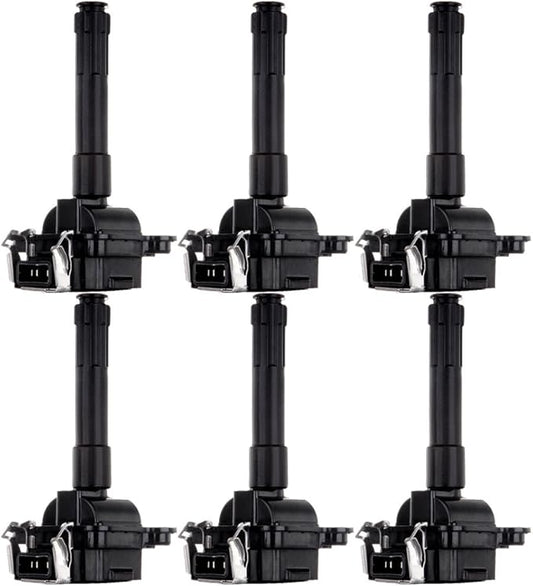 ECCPP Portable Spare Car Ignition Coils Compatible with Aud-i A8/A6/S4/Allroad Volkswage-n Golf/Passat 1997-2005 Replacement for UF290 UF369 for Travel, Transportation and Repair (Pack of 6)