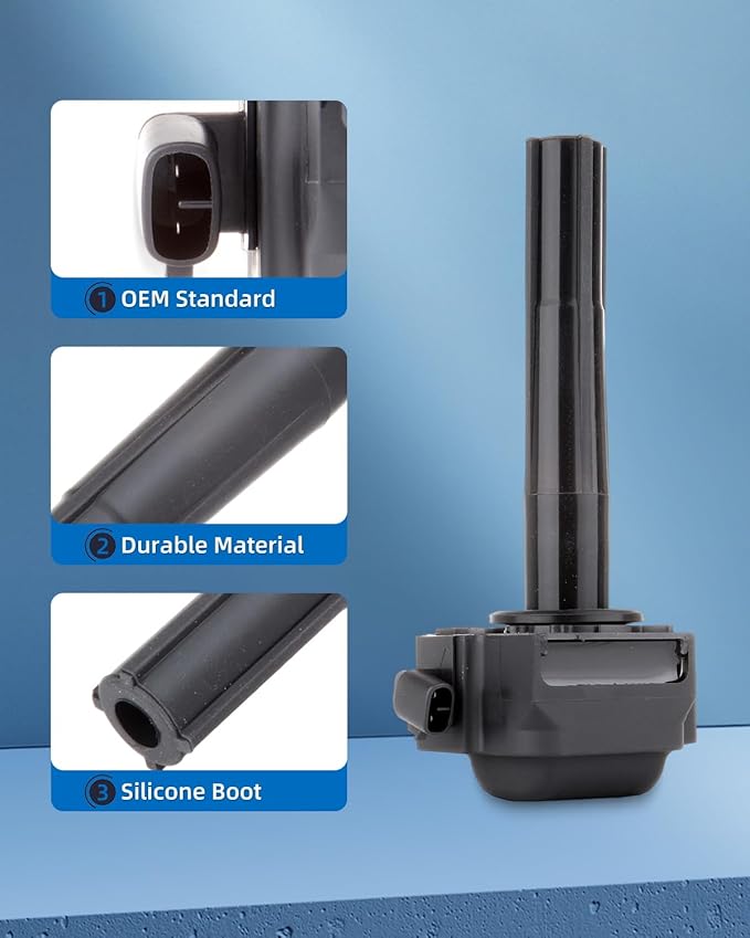 ECCPP Portable Spare Car Ignition Coils Compatible with Lexu-s ES300 Toyot-a Avalon/Camry/Sienna/Solara 1996-2003 Replacement for UF155 C1040 for Travel, Transportation and Repair (Pack of 3)