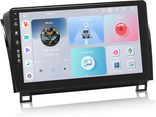 Roadanvi X12 10.2" Head Unit for Toyota Tundra 2007-2013,Wireless Carplay, Android Auto,Car Radio, 4G LTE+WiFi, Car Stereo, DTS, GPS Navigation, 4G+64G,1280x720 QLED Touch Screen