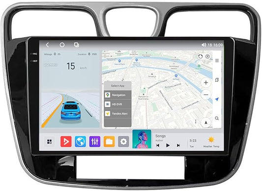 for Chrysler 200 Radio Upgrade 2011 2012 2013 2014 Head Unit Replacement,MekedeTech Android Car Stereo GPS Navigation 9 inch Touch Screen with Wireless CarPlay/Android Auto/FM/AM/4G LTE,8 core 8+256G