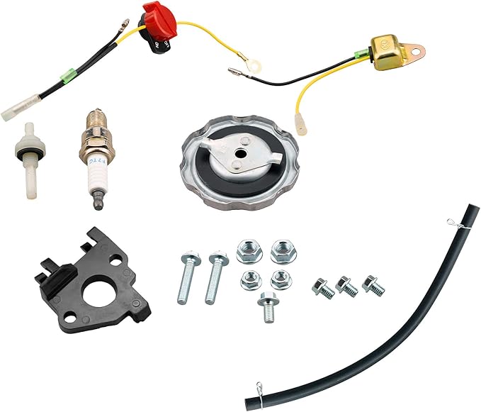 JJing Recoil Starter Assembly Carburetor Air Filter kit for Honda GX240 GX270 8Hp 9Hp engine