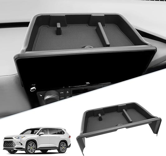 SKTU for 2024 2025 2026 Toyota Grand Highlander Dashboard Organizer 2024 2025 2026 Grand Highlander(Hybrid) Behind Screen Organizer 2024 2025 2026 Grand Highlander Accessories with Sunglasses Holder