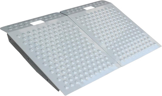 Shed Ramp for Riding Mower - 29" x 48" Heavy-Duty Shed Ramps Kit, 1500LBs Anti-Slip Metal Loading Ramps for Shed for UTV, Motorcycles, Lawnmower, Garages & Barns, 2PC