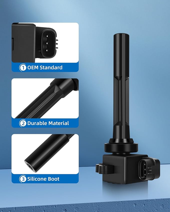 ECCPP UF245 6 ignition coils with 6 iridium Spark Plugs for Isuzu for Honda for ford for ford for Acura1 1998-1999 Amigo 3.2L V6 Passport 3.2L V6 SLX 3.5L V6 UF-245 C1148 5C1015