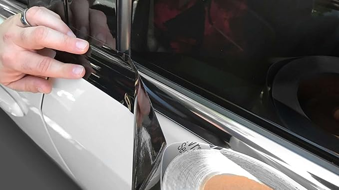 3M 2080 G12 Gloss Black Vinyl Wrap Kit for Black Out Chrome Delete Window Trim Door Trim with Tool Kit 2" x 50Ft