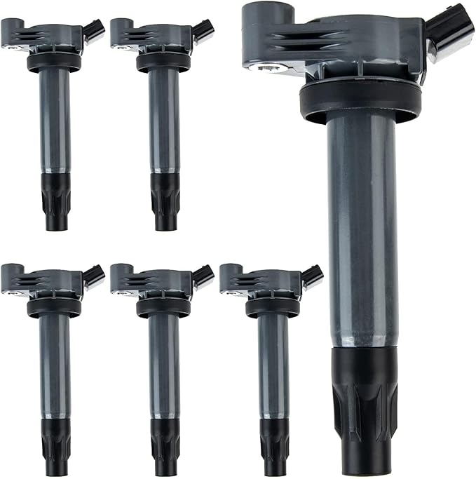 PHILTOP UF506 Ignition Coil Pack, Compatible with 2004-2006 Sienna RX330 ES330 Camry, 2004-2008 Highlander Solara, 2006-2008 RX400h V6 3.3L