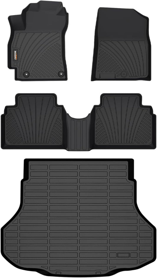Binmotor-Floor Mats & Cargo Liner for Hyundai Elantra 2025 2024 2023 2022 2021, All Weather Car Floor Mat for Elantra Accessories (Include Elantra N)