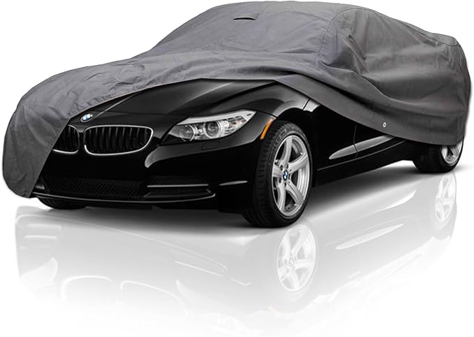 Ultimum Series Car Cover Waterproof All Weather for BMW Z4 Car Cover 2006-2009 Coupe - Protection Semi Custom Fit - Dust, Sun, Snow, Rain, Protection in&Outdoor