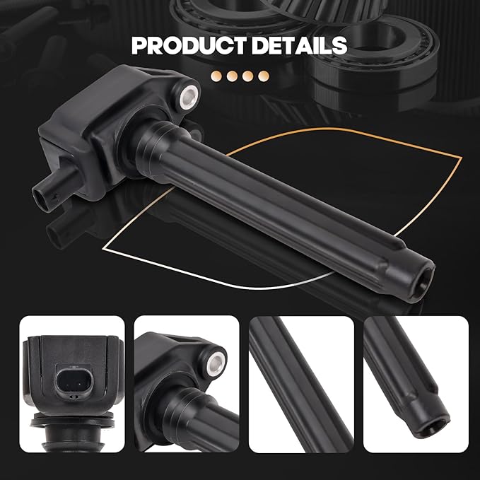 Set of 6 Ignition Coil Packs UF648 0221504032 Compatible with- V6 3.6L Engines 2011-2016 Grand Cherokee Wrangler Chrysler 300 Dodge Avenge Charger Durango RAM 1500