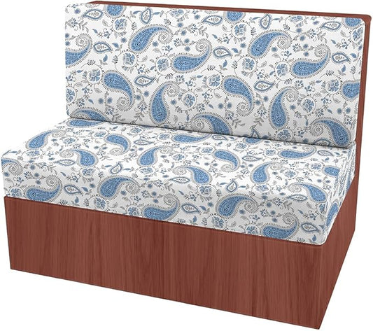 CRFATOP RV Dinette Cushion Covers Printed Elastic Camper Cushion Slipcover Stretchable Loveseat Sofa Chair Cover Furniture Protector for RV Camper Car Bench 1 Backrest Cover & 1 Bench Cover,46