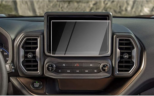 CDEFG Screen Protector for Bronco Sport 2021: Car Navigation Display Touch Screen Protector for 2021 Bronco Sport SYNC3 8 Inch Tempered Glass