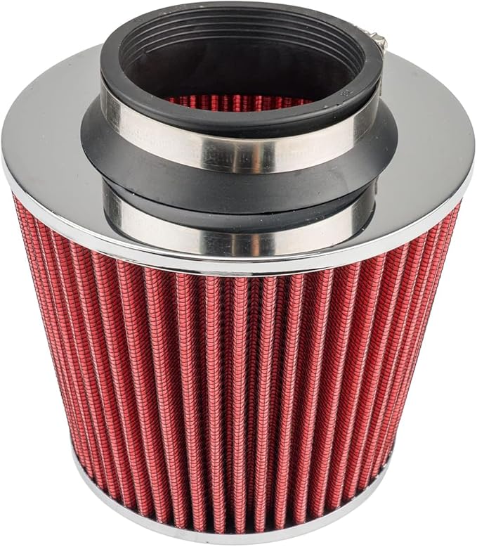 PHILTOP Cold Air Intake System Aluminum Polished High Flow Replacement for Nis-san Altima 2007 S 2.5L L4 Gas DRSS-5090, High Performance Filters