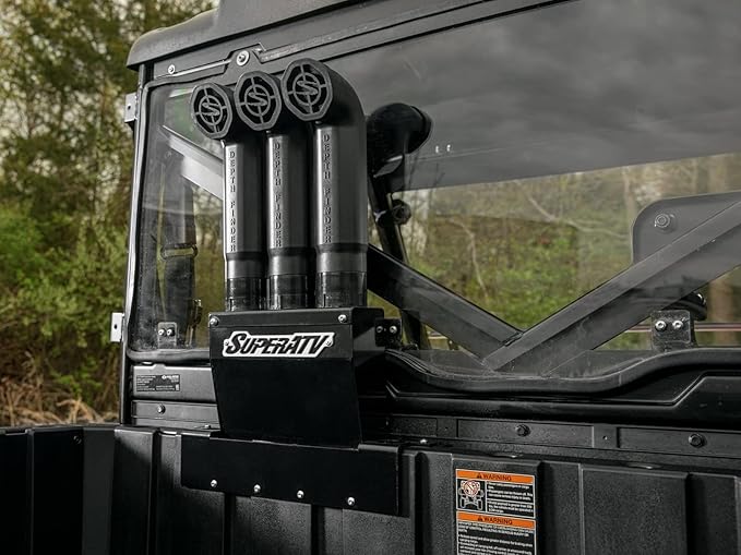 SuperATV Ranger Snorkel Kit for 2020+ Polaris Ranger 1000 / Ranger 1000 Crew | Includes Snorkels for Airbox, Belt Intake, and Belt Exhaust | Keep Water Out of Your Engine | Heavy-duty