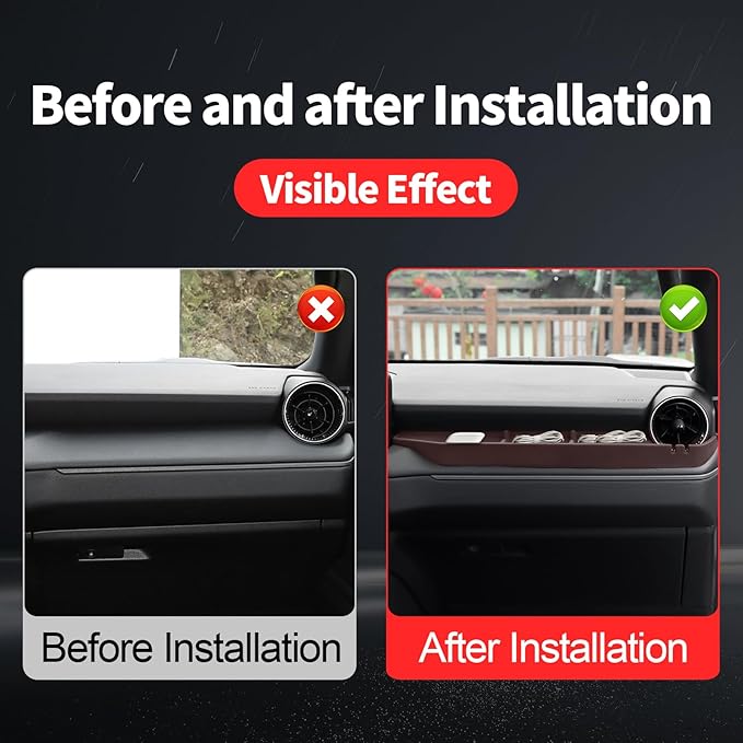 Co-Pilot Console Storage Box Suitable for 2024-2025 Toyota Land Cruiser 250 1958 Prado Silicone Anti-Skid Interior Tray Vehicle Storage Upgrade and Modification Accessories (Co-Pilot Brown)