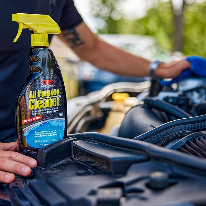 Stoner Car Care 92694-2PK All Purpose Cleaner Powerful Water-Based Cleaner and Degreaser, Easily Removes Dirt, Grease, Stains, and More, Multi-Purpose, Multi-Surface, Ready to Use, 22 Fl Oz, Pack of 2
