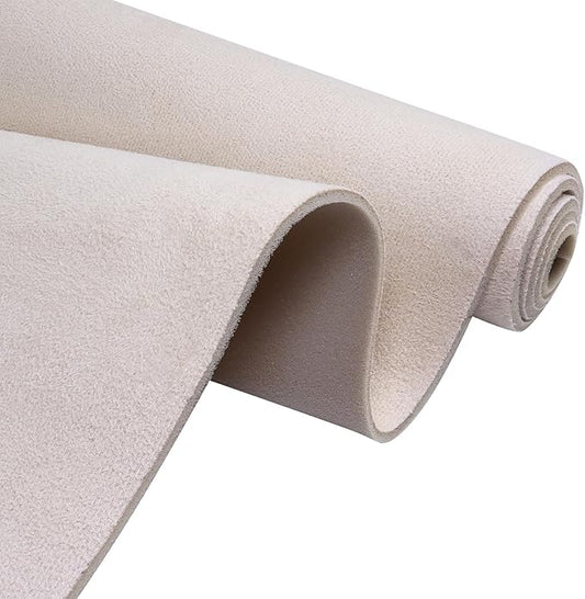 130" x 60" Suede Headliner Fabric, Auto Headliner with Foam Backing Material for Replacement Car Truck RV Interior Roof Liner DIY Home Repair Upholstery Fabric Beige