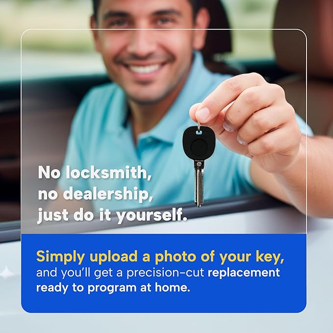 Replacement B111 Transponder Ignition Key – Compatible with Buick, Cadillac, Chevrolet, GMC, Hummer, Pontiac, Saturn & Suzuki (2004–2017) - Aftermarket Car Key Blank with Chip 46