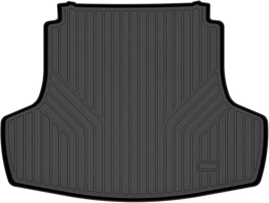 GINOWY-Cargo Liner for Kia K5 2021-2024 2025(Only FWD Models), Cargo Mat for Hyundai Sonata 2020-2025, TPE All Weather 2024 K5 Trunk Mat Waterproof Easy to Clean Non-Slip Durable Black