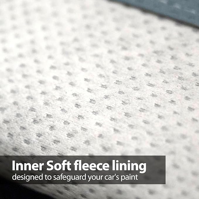 5 Layer Custom Fit Car Cover for 2024-2026 Ford Mustang Durable Dustproof Windproof with Mirror Pockets Pollution, Dust, Sun, Snow, Rain, Winter All Weather Protection, Breathable