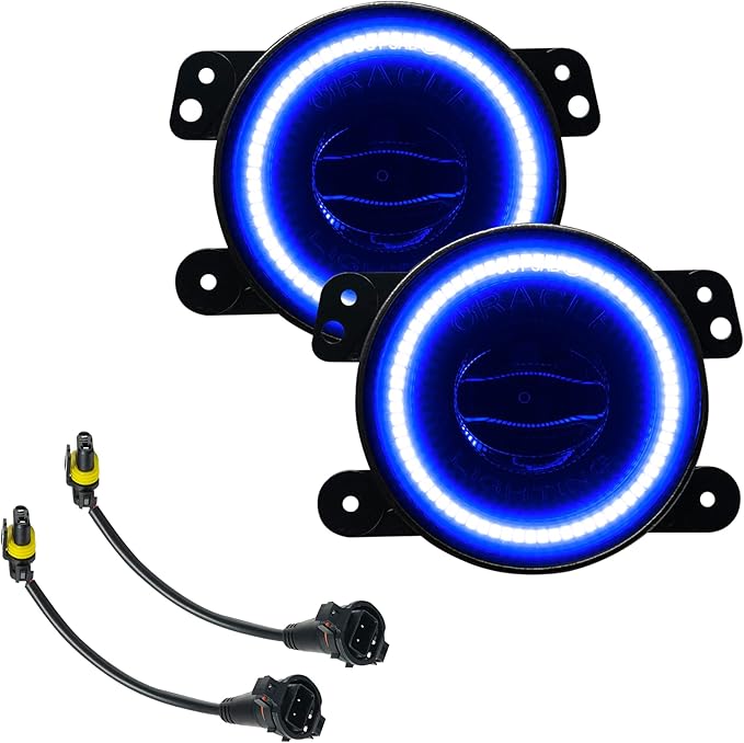ORACLE Lighting Jeep Wrangler JK/JL/JT High Performance 20W LED Fog Lights - Blue