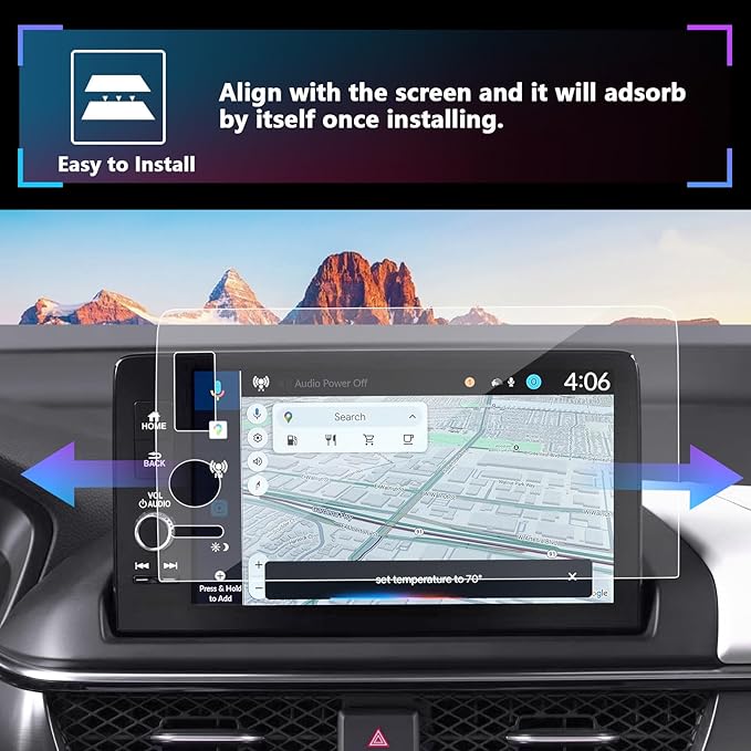 SXCY for 2025 2026 Acura ADX Accessories 2025 2026 ADX Tempered Glass Screen Protector 9 Inch [A-Spec Advance Only] for 2025 2026 Acura ADX Navigation Display Screen