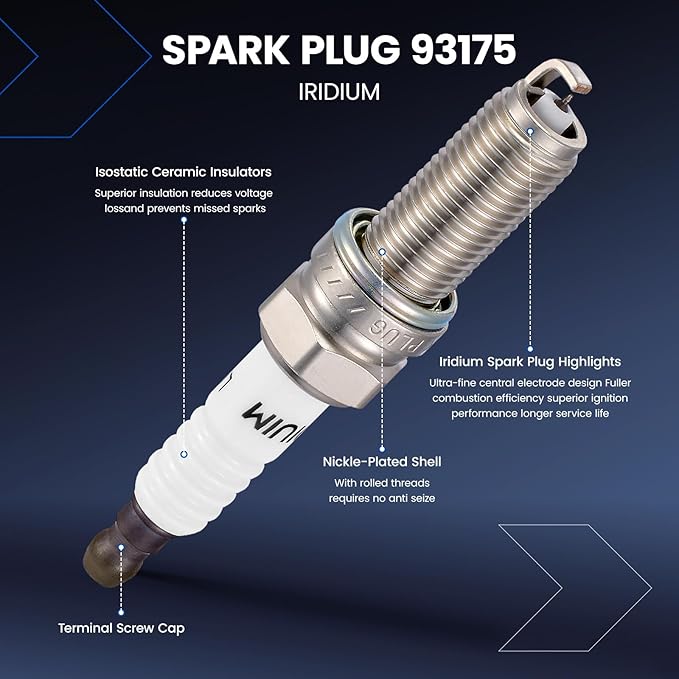 6-Pack UF863 Ignition Coils & 93175 Spark Plugs Kit Compatible with Kia Cadenza/Sorento/Sedona, Compatible with Genesis G80 3.3L 3.8L V6- Replaces 273103L030 LKR7DIX-11S for Palisade