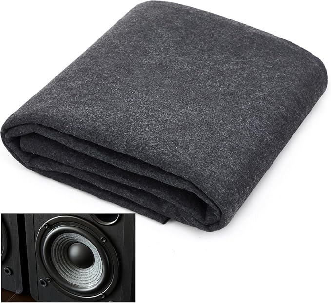 Nuanchu 78.7 x 118 Inch Gray Underfelt Carpet for Speaker Sub Box, RV, Boat, Marine, Auto, Truck, Car Trunk, Door Liner, Desk
