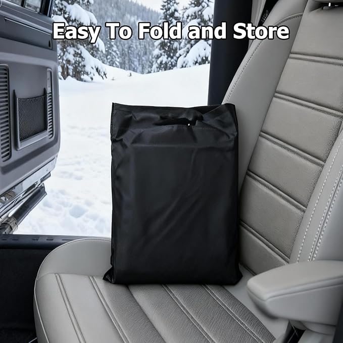 [2025 Upgraded Windshield Cover for Ice and Snow [Full Coverage Winter Protection]-Heavy Duty Car Snow Cover, Against Snow, Ice, Frost and Water, Suitable for Cars, SUVs, and Trucks-Large