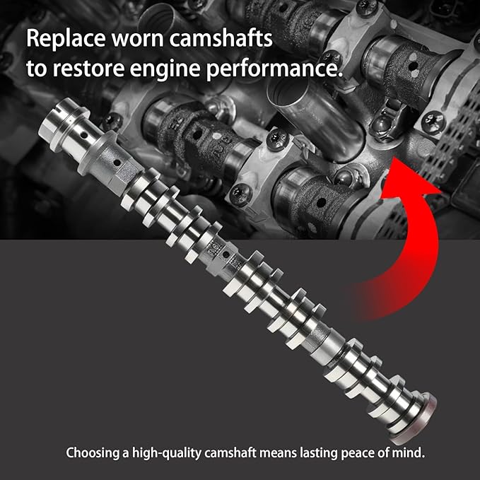 Left Intake Camshaft – Compatible with Jeep Grand Cherokee, Wrangler, Gladiator, Dodge Durango, Chrysler Pacifica, Voyager, Ram1500& ProMaster 1500/2500/3500 – 3.6L V6 Pentastar Engine Replacement