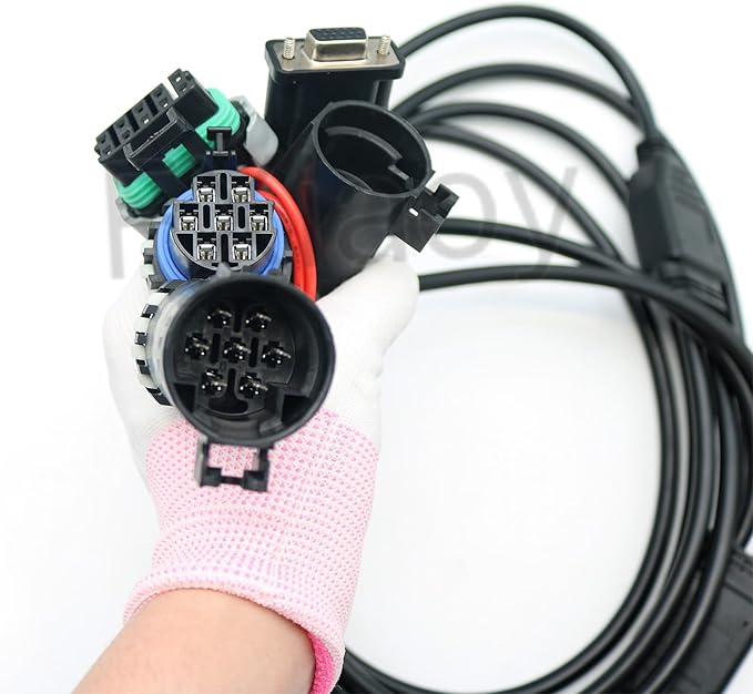 Ready to Use for Bobcat Service Analyzer Bobcat Diagnostic Tool (RST) with Laptop Service Tool Harness Remote Start Diesel Scan Tool (with Laptop Delll)