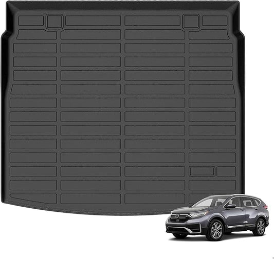 GINOWY-Cargo Liner for Honda CRV Hybrid 2023 2024 2025 2026 (for CR-V Cargo Tray Upper Position) Trunk Mat for CRV Hybrid 2024 All Weather TPE Cargo Mat Car Accessories