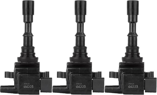 ECCPP Pack of 3 Ignition Coils Compatible with 2003 2004 2005 2006 Coil Pack for Kia Sorento 3.5L V6 Replacement for UF431 C1445 5C1435