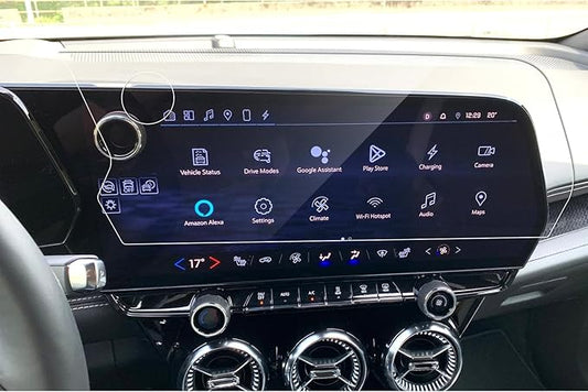 SXCY for 2024 2025 2026 Chevy Blazer EV Tempered Glass Screen Protector 17.7 Inch 2025 Blazer EV Accessories 2025 Blazer EV Navigation Infotainment Screen Protector