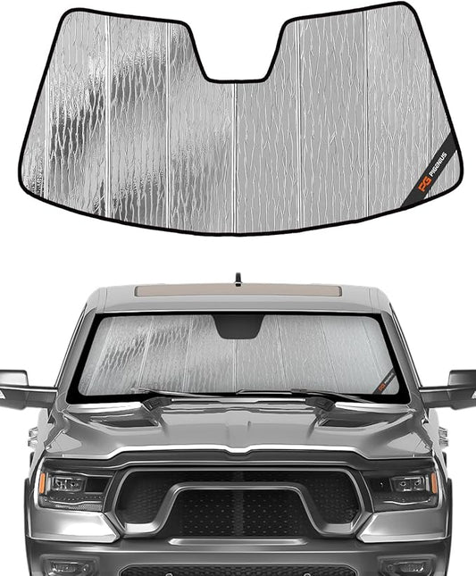 Windshield Sun Shade for Ram 1500 2019-2025 with 5 inch Wide Sensor - AstraGuard